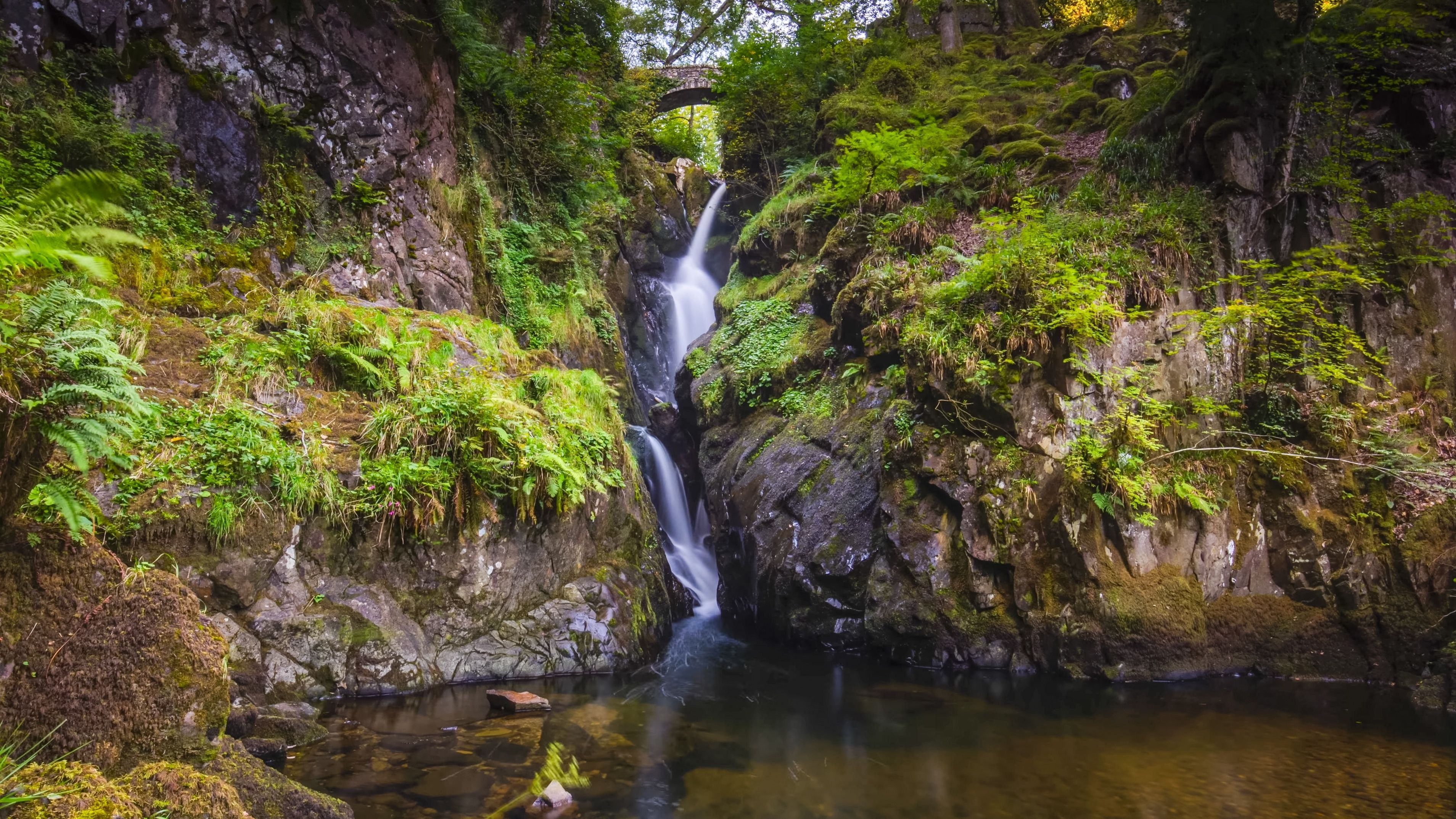 aira falls water fall in lake district